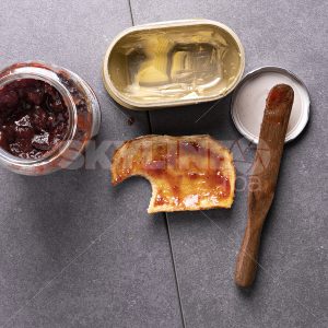 Flat Lay Food Shot With Spurtle & Bite - Skyline FBA