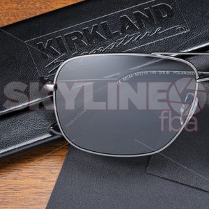 Kirkland Sunglasses Lifestyle Image w/ Logo - Skyline FBA