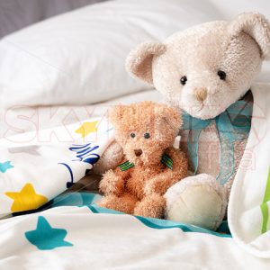 Teddy Bears Cuddled Within Minky Blanket - Skyline FBA